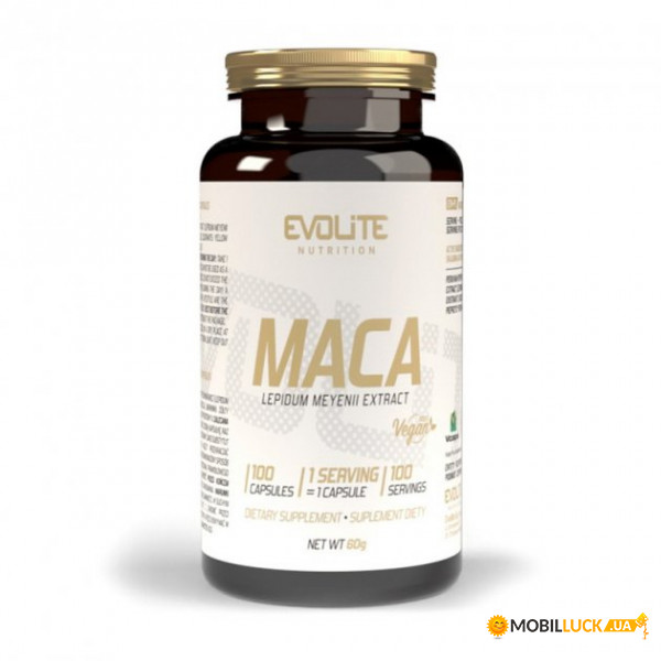  Evolite Nutrition Maca 500 mg 100 veg caps