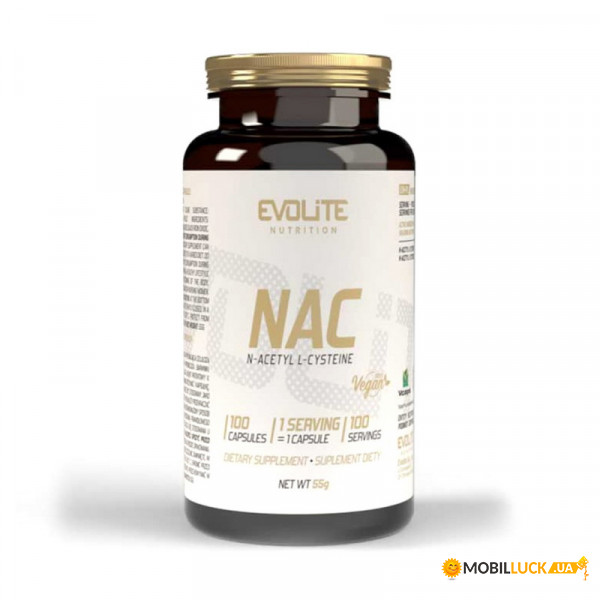  Evolite Nutrition NAC 300 mg 100 veg caps