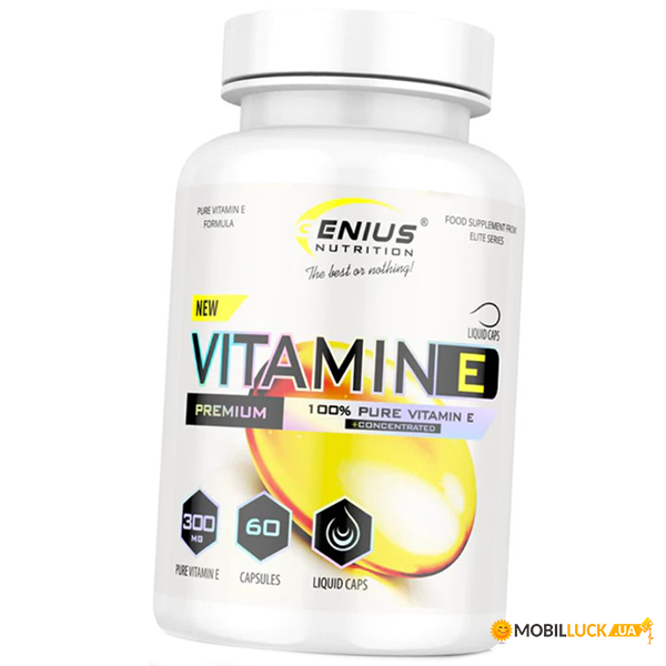 ³  Genius Nutrition Vitamin E 60 (36562005)