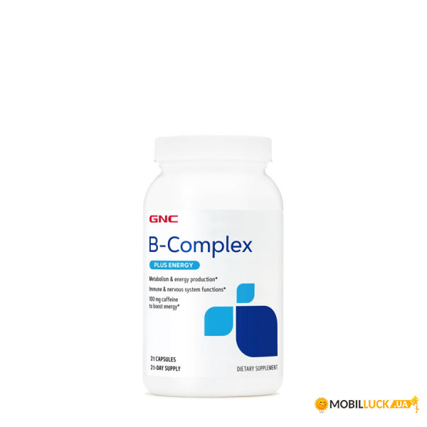 ³   GNC B-Complex + Energy 21  