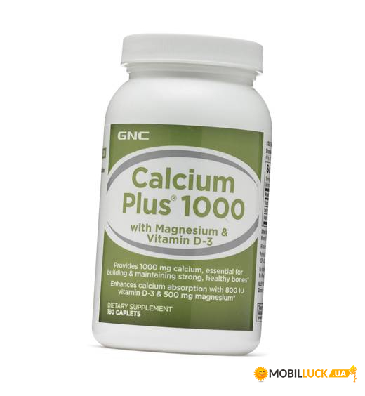 ³ GNC Calcium Plus 1000 250 (36120017)