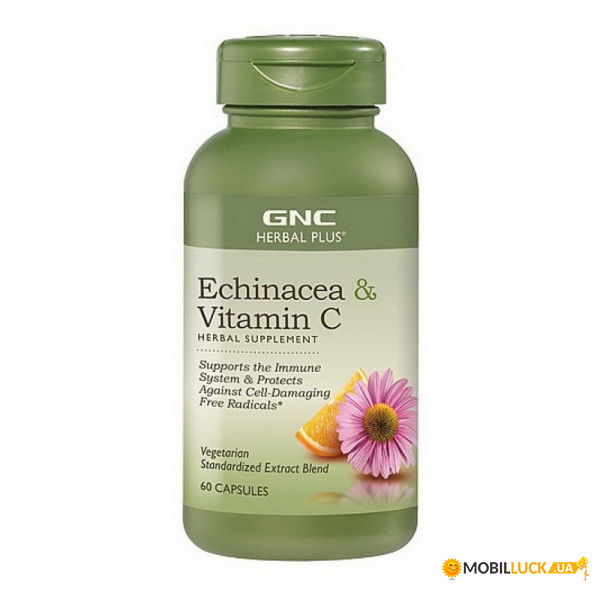 ³ GNC Echinacea Plus Vitamin C 60 caps