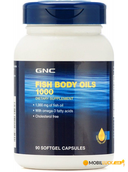   GNC Fish Body Oils 1000 90  