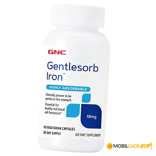  GNC Gentlesorb Iron 18 90 (36120173)