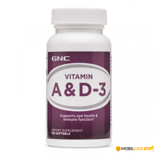  GNC Vitamin AD 100 