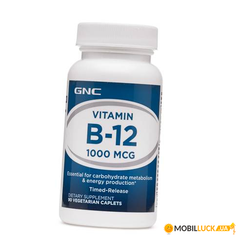  12 GNC Vitamin B-12 1000 90 (36120082)