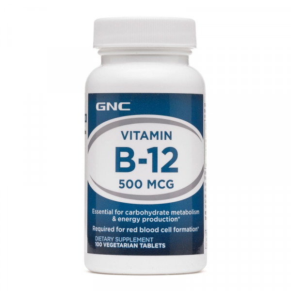    GNC Vitamin B12 500 mcg 100  