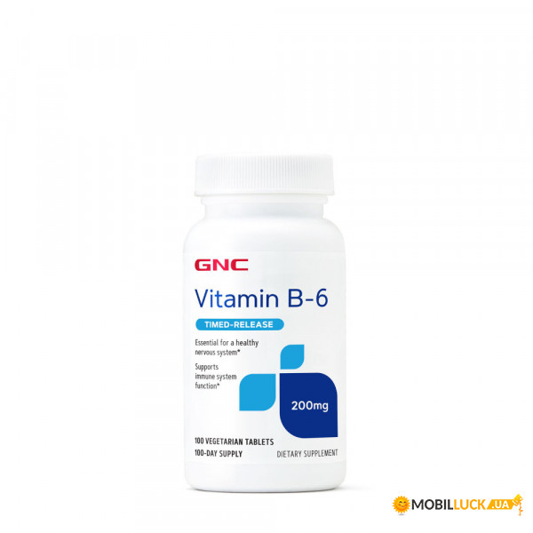 ³ GNC Vitamin B6 200 mg 100  