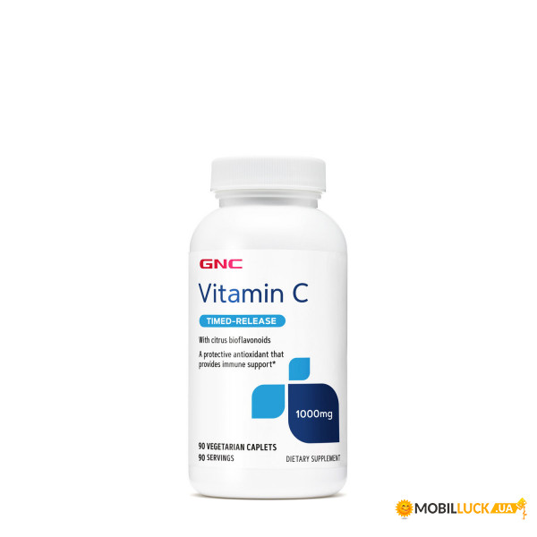  GNC Vitamin C 1000 mg Timed-Release 90  