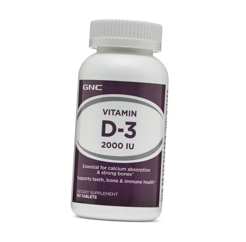  GNC Vitamin D-3 2000 180 (36120130)