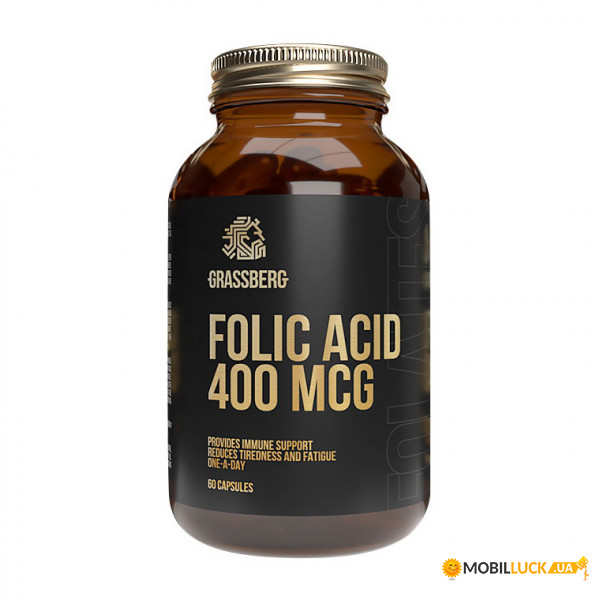  Grassberg Folic Acid 400 mcg 60 