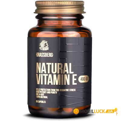  Grassberg Natural Vitamin E 60  