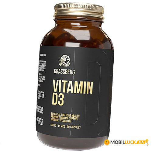 ³ 3 Grassberg Vitamin D3 600 90 (36515007)