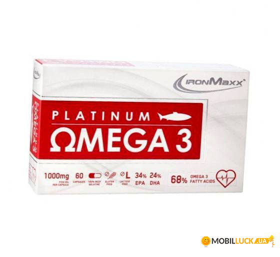  IronMaxx Platinum Omega 3 60 (67083001)