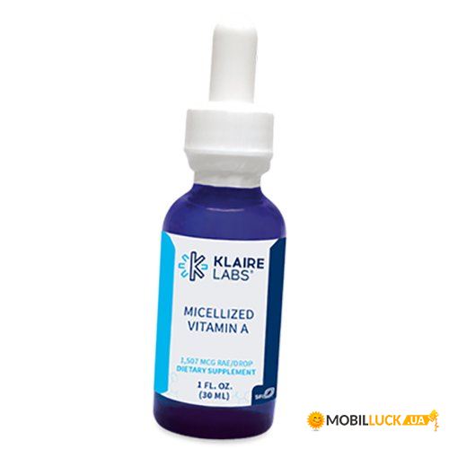    Klaire Labs MicellizedVitaminA 30 (36517011)