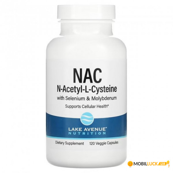  Lake Avenue Nutrition NAC N-Acetyl-L-Cysteine 120  (4384304910) 