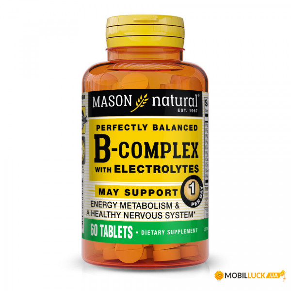 ³ Mason Natural B-Complex With Electrolytes 60 