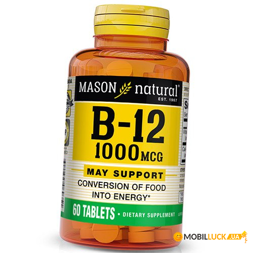  12 Mason Natural  Vitamin B-12 1000 60 (36529004)