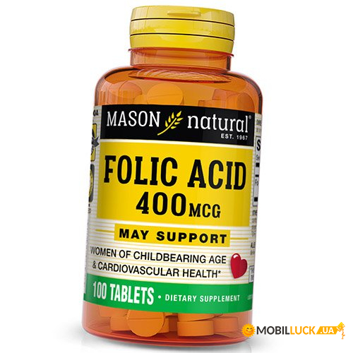 볺  Mason Natural Folic Acid 400 100 (36529022)