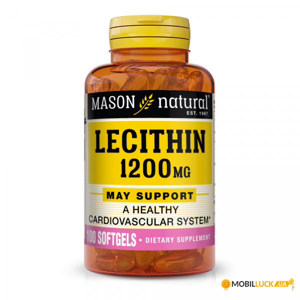  Mason Natural Lecithin 1200 mg 100  