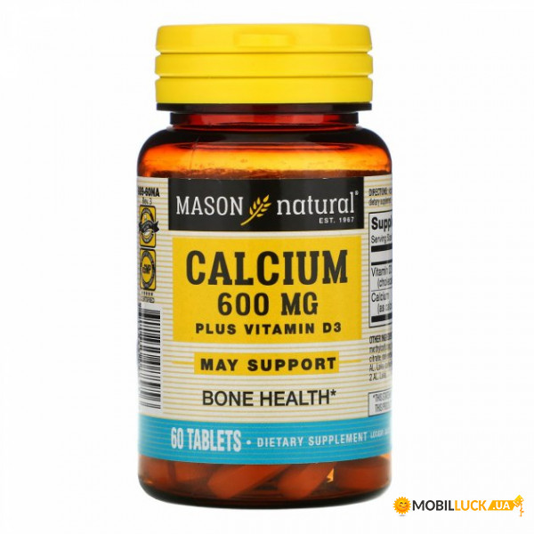   D3 Mason Natural (Calcium with vitamin D3) 600  60 