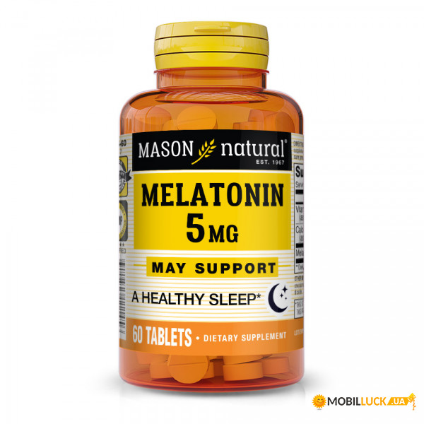 Vitamin Mason Natural Melatonin 5  60 