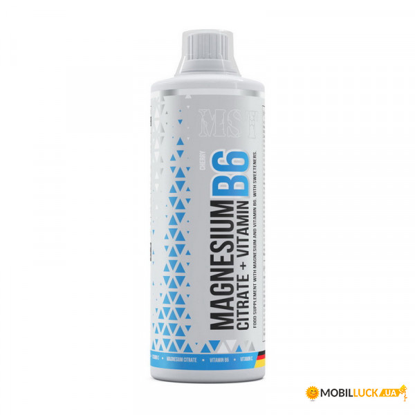  MST Magnesium Citrate With Vitamin B6 1 L