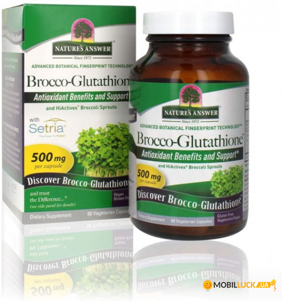  Natures Answer Brocco-Glutathione 60   