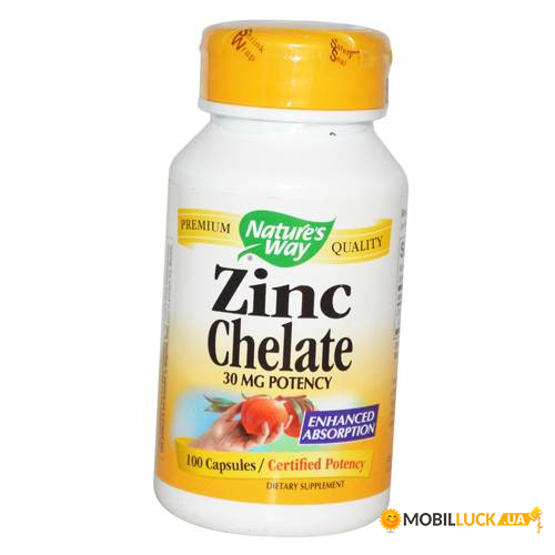 ³ Nature's Way Zinc Chelate 100 (36344004)