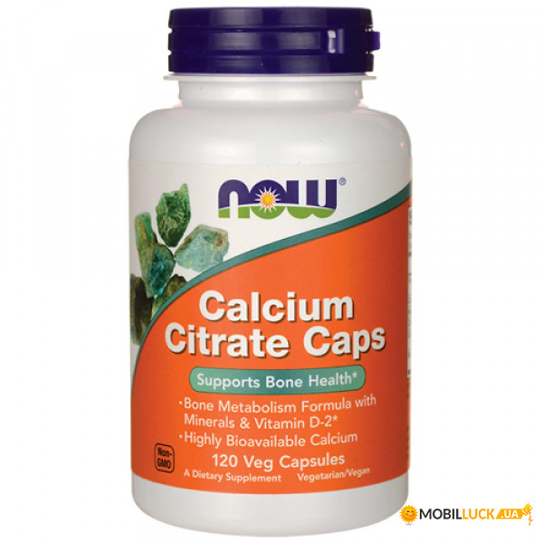 ³ NOW Calcium Citrate Caps 120  