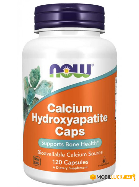  NOW Calcium Hydroxyapatite Capsules 120  (4384303056)