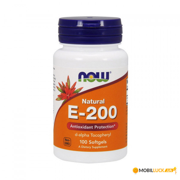 ³ Now Foods E-200 134 mg 100 softgels