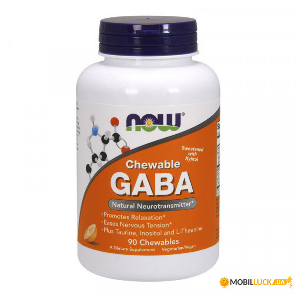  NOW GABA Chewable 90 Chewables 