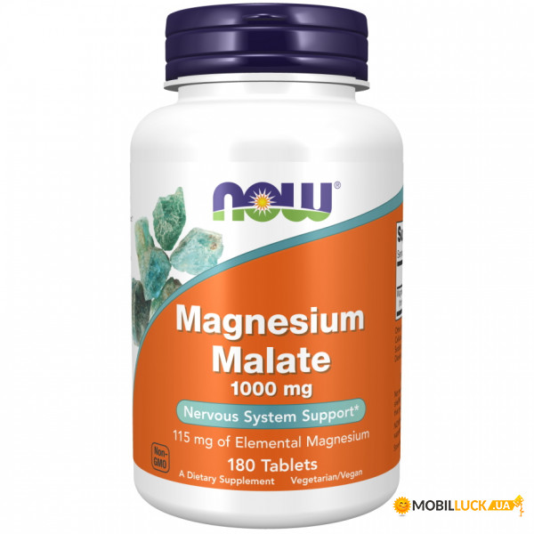 ³ NOW Magnesium Malate 1000 mg 180  