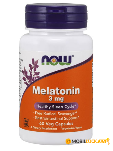  NOW Melatonin 3 mg 60   