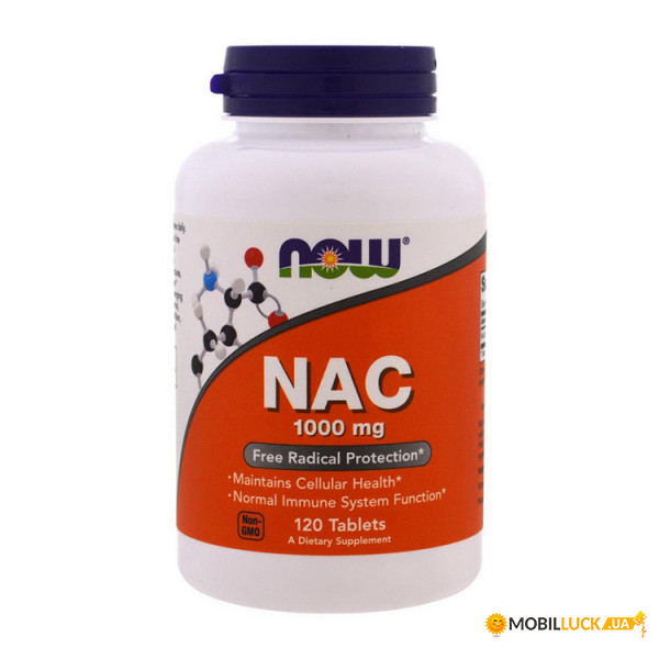  NOW NAC 1000 mg 120 tabs