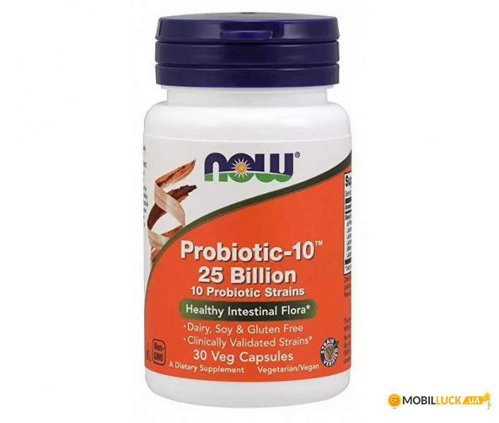  NOW Probiotic-10 25 Billion 30 veg caps