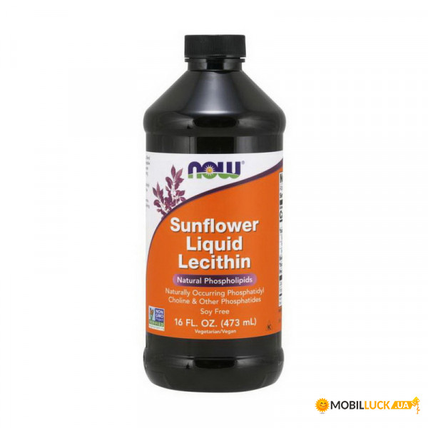  NOW Sunflower Liquid Lecithin 473 