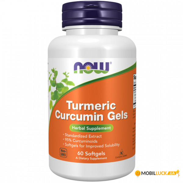 ³ NOW Turmeric Curcumin 60 