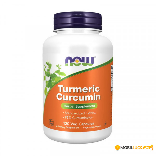  NOW Turmeric Curcumin 665 mg 120 veg caps