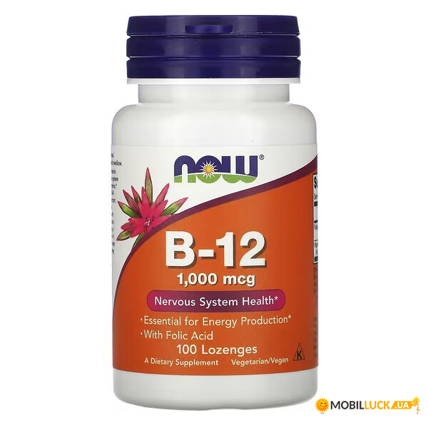  NOW Vitamin B12 1000 mcg 100 