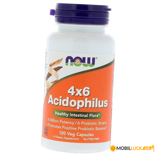  Now Foods Acidophilus 4X6 120  (69128005)