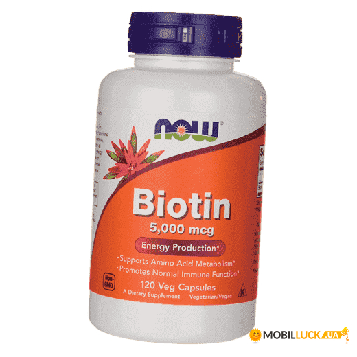 ³ Now Foods Biotin 5000 120 (36128060)