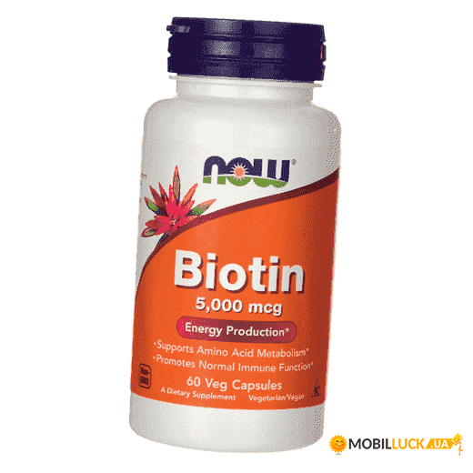  Now Foods Biotin 5000 60 (36128060)