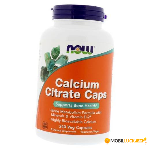  Now Foods Calcium Citrate Caps 240 (36128081)