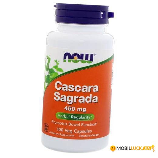  Now Foods Cascara Sagrada 450 100  (71128022)