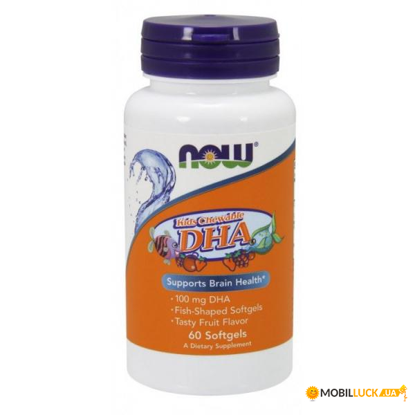   Now Foods DHA 100 mg 60  (100-72-1209068-20)