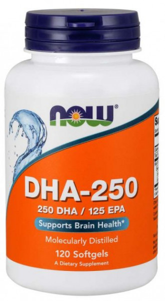    Now Foods DHA 250mg 120 softgels