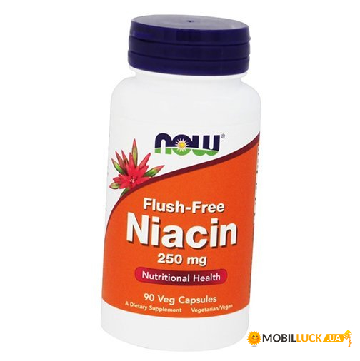  Now Foods Flush-Free Niacin 250 90 (36128395)