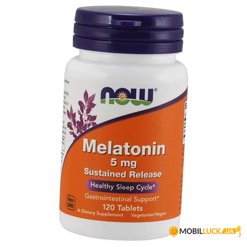    Now Foods Melatonin 5 Sustained Release 120 (72128068)